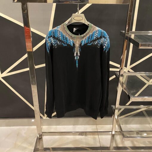 MARCELO BURLON BLACK SWEATSHIRT