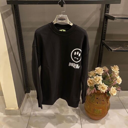 BARROW BLACK OVER SIZES SWEATSHIRT