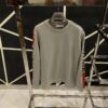 MONCLER GRAY SWEATSHIRT REND AND SKIN STRIP