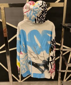 D&G HOODIE MULTI TEXTURE PRINT