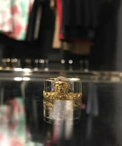 VERSACE GOLDEN SILVER RING