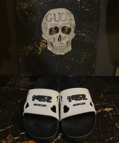 MONCLER WHITE SLIPPER