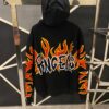 PALMANGELS HOODIE FIRE PRINT