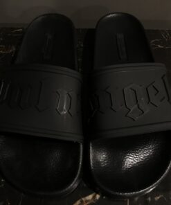 PALM ANGELS BLACK SLIPPER