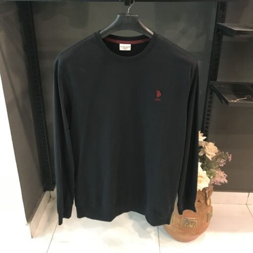 USPA BLACK -SWEATSHIRT