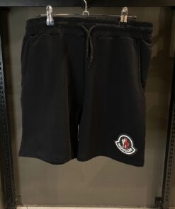 MONCLER BLACK SHORTS