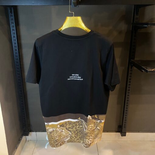 D&G leopard-hem logo T-shirt - Image 2