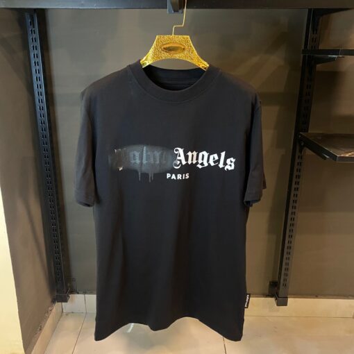 PALM ANGELS PARIS SPRAYED LOGO T-SHIRT