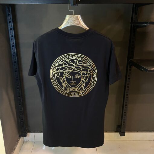 Versace Black Logo Fendace T-Shirt - Image 2