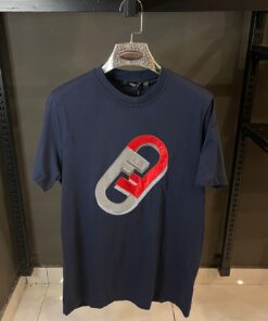 FENDI BLUE TSHIRT BLUE PATCHE