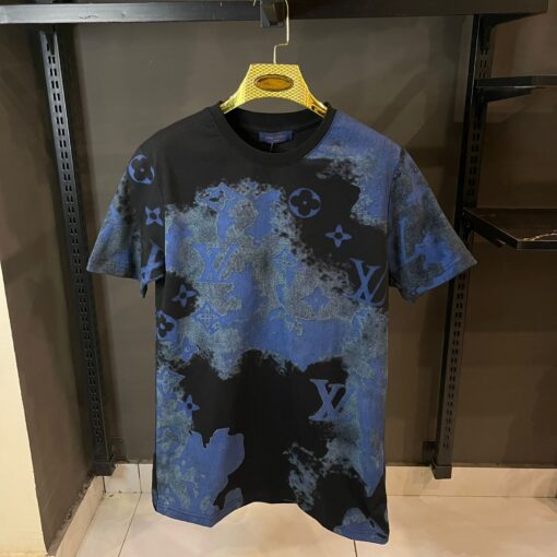 LOUIS VUITTON BLACK BLUE TSHIRT