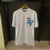 LOUIS VUITTON WHITE TSHIRT BLUE PRINT FRONT & BACK