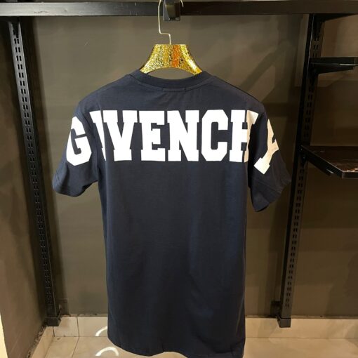 GIVENCHY BLUE TSHIRT TOWER PRINT - Image 2