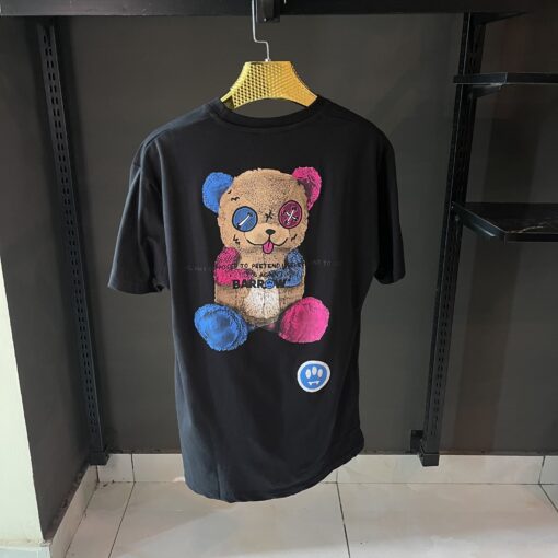 BARROW BLACK TSHIRT MULTI BEAR PRINT - Image 2