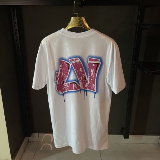 LOUIS VUITTON WHITE TSHIRT RED AND BLUE PRINT - Image 2