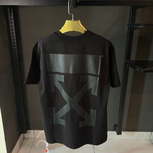 OFF WHITE BLACK OVER SIZES TSHIRT - Image 2