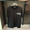 EMPORIO ARMANI BLACK TSHIRT RUBER PATCHE