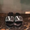 VALENTINO BLACK AND WHITE SLIPPER