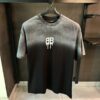 BALENCIAGA BLACK GRAY OVER SIZED TSHIRT