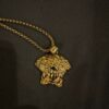 VERSACE GOLDEN PENDANT & CHAIN