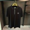 GIVENCHY BLACK ZIPPER POLO