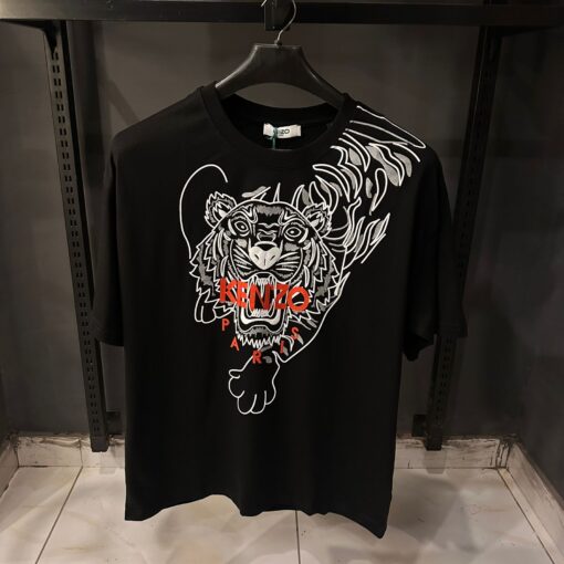 KENZO BLACK OVER SIZED TSHIRT