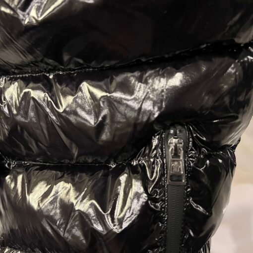 MONCLER BLACK SLEEVELESS JACKET - Image 4