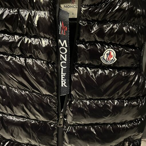 MONCLER BLACK SLEEVELESS JACKET - Image 5