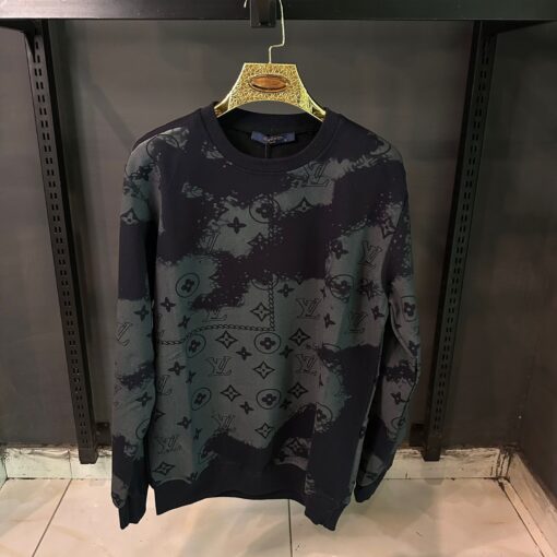 LOUIS VUITTON BLACK GRAY SWEATSHIRT