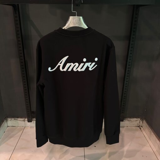 Amiri Black Sweatshirt front Amiri logo - Image 3