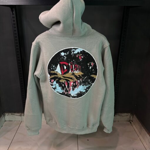 DIOR GRAY HOODIE - Image 3