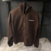 DROPSIZE BROWN HOODIE SIDE EMBROIDERD OVER SIZED(ORIGINAL)