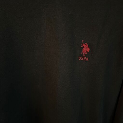 US POLO ASSN BLACK SWEATSHIRT - Image 2