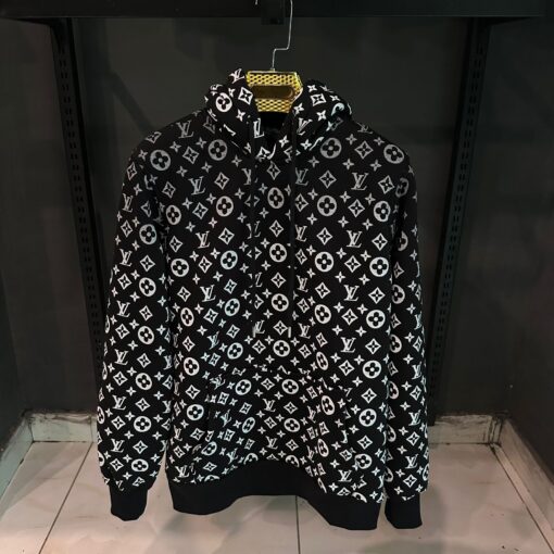 Louis Vuitton Hoodie White Print