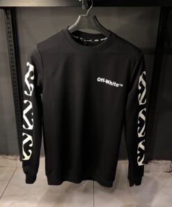 Off White Black Sweatshirt