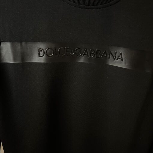 D&G Black Sweatshirts With a Black Patch - Image 2