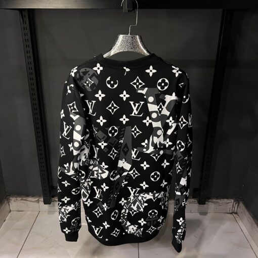 Louis Vuitton White Black Sweatshirt Men's - Image 2