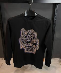 Louis Vuitton Black Sweatshirt