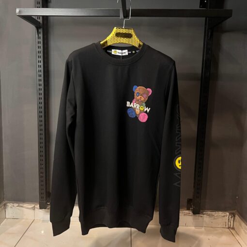 BARROW BLACK SWEATSHIRT MULTI BEAR PRINT