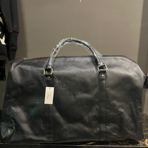 LOUIS VUITTON BLACK TRAVEL BAG