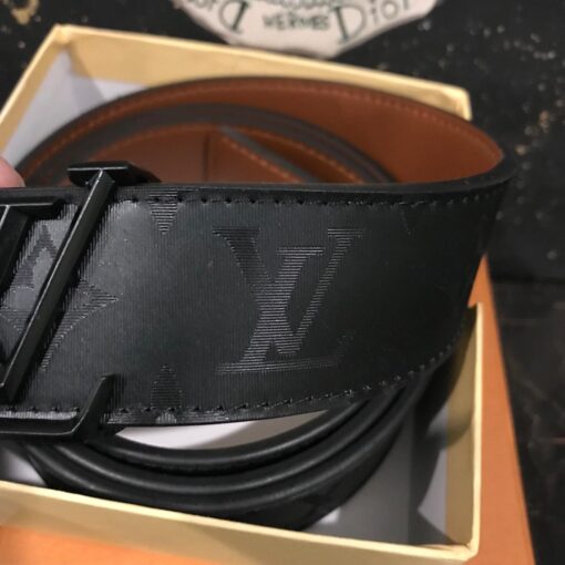 LOUIS VUITTON BLACK BUCKLE BELT - Image 2