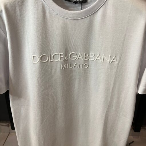 D&G WHITE TSHIRT RUBER PATCHE - Image 2