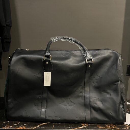 LOUIS VUITTON BLACK TRAVEL BAG