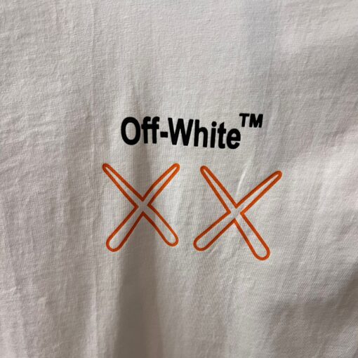 OFFWHITE TSHIRT ORANGE PRINT - Image 2