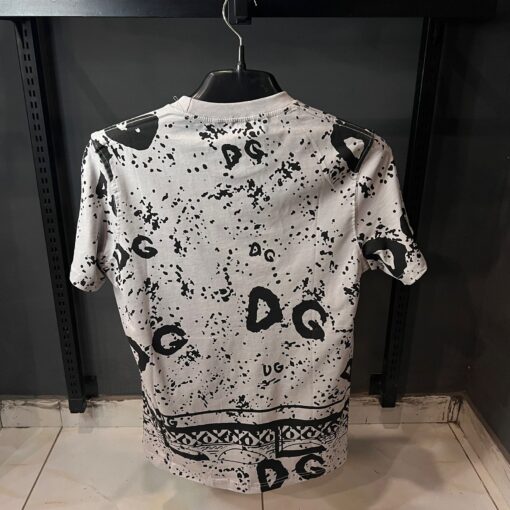 D&G GRAY TSHIRT ALL OVER DG PRINT - Image 2