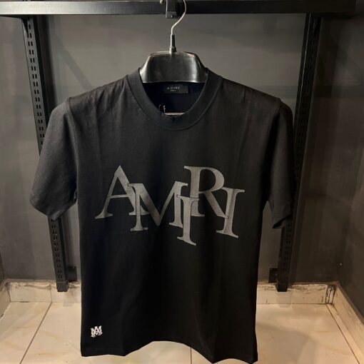 AMIRI BLACK TSHIRT BLACT PRINT