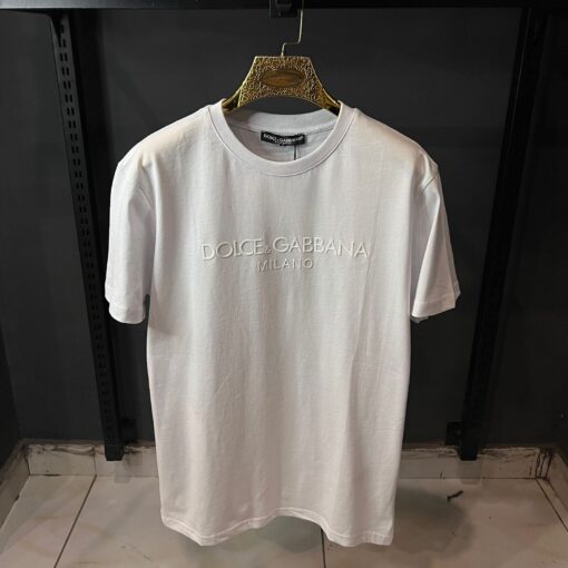 D&G WHITE TSHIRT RUBER PATCHE