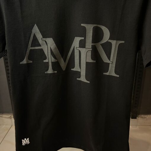 AMIRI BLACK TSHIRT BLACT PRINT - Image 2