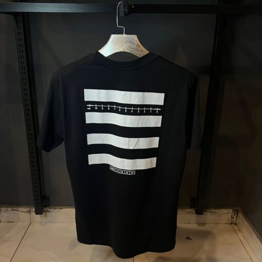 D&G BLACK TSHIRT WHITE PRINT FRONT AND BACK OVER SIZED - Image 2