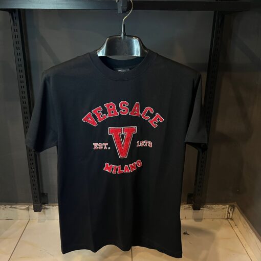 Versace mitchel logo varsity Over Sized t-shirt